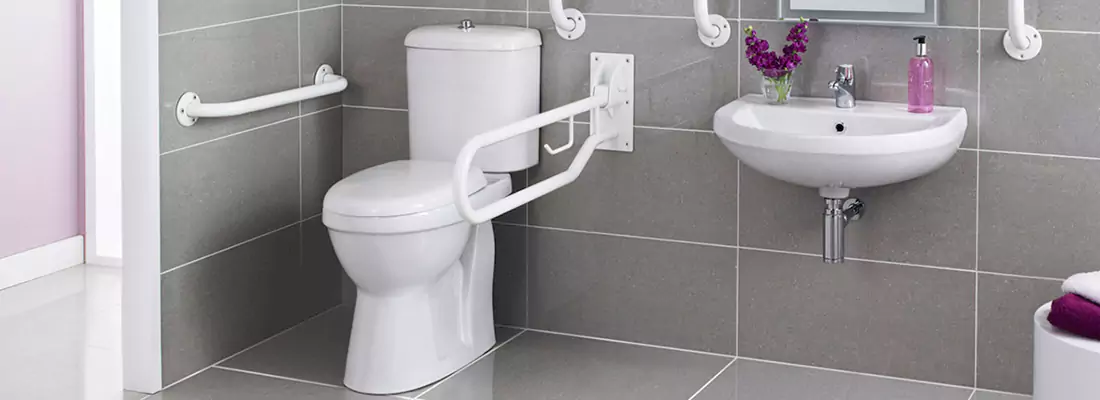 Modern Handicap Bathroom Solutions with Safety Features in Collingwood, ON